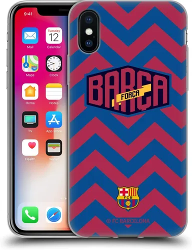 Vista 35 de Head Case Designs Funda de gel con licencia oficial del FC Barcelona con logotipo y patrón de Forca Barca [protección de grado militar] compatible