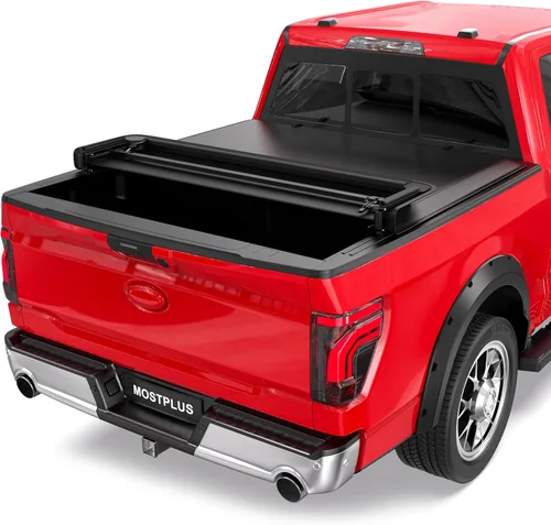 Vista 9 de MOSTPLUS Cubierta enrollable de vinilo suave para caja de camioneta Tonneau compatible con Ford Ranger 1982-2011 para cama de 6 pies