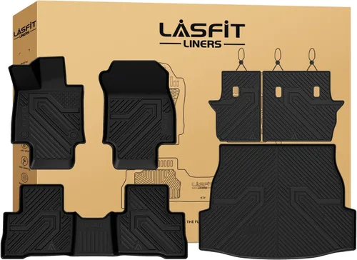 Vista 49 de LASFIT Alfombrillas para Toyota Tacoma 2005-2011 (solo compatible con DoubleCab AutoTran)