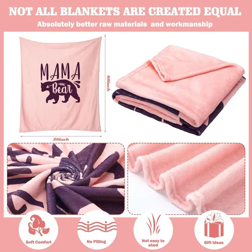 Vista 3 de VitalCozy 2 piezas de regalos para el día de la madre, regalo para mamá, oso, pantuflas, regalo para mamá, asistentes administrativos, regalos