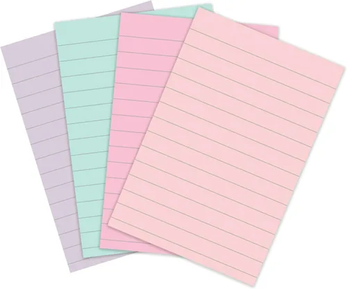 Vista 11 de Post-it Wanderlust Pastels Collection 4621R-4SSNRP) - Notas superadhesivas 100% de papel reciclado, 2 veces más poder de adherencia, 4 x 6 pulgadas