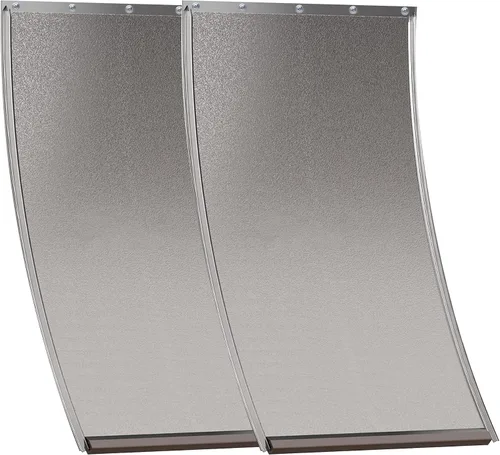 Vista 9 de Solapas de repuesto extra grandes para puerta de perro con tornillos, compatibles con puertas de perro PetSafe Freedom PAC 11-11040, miden 13 1/8” x