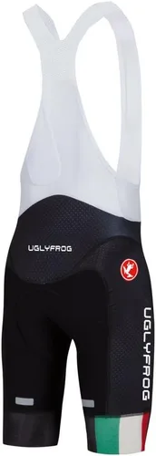 Vista 33 de UGLY FROG Designs - Pantalones cortos de ciclismo con pantalones cortos con peto, pantalones cortos de ciclismo Pro/BIP, acolchado 3D Coolmax