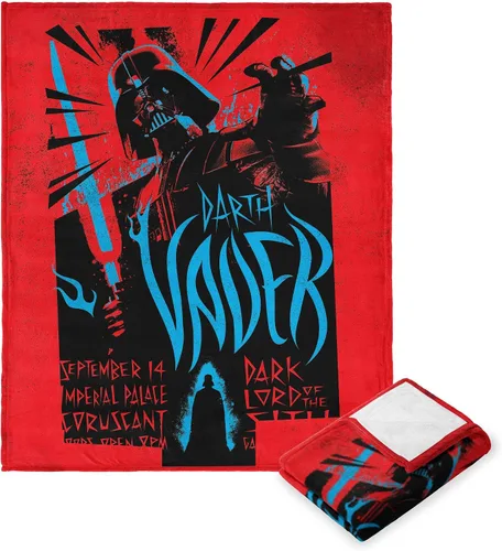 Vista 20 de Northwest Star Wars Manta Decorativa Silk Touch, 40" x 50", Villanos del Lado Oscuro