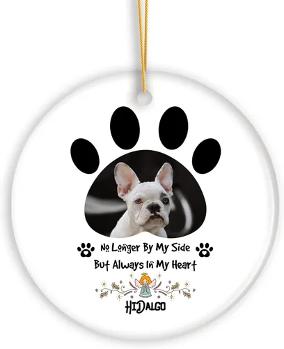 Vista 10 de Adornos de Navidad personalizados con foto, adorno de recuerdo personalizado con nombre de bebé, nuevo regalo de bebé, recuerdo de bebé