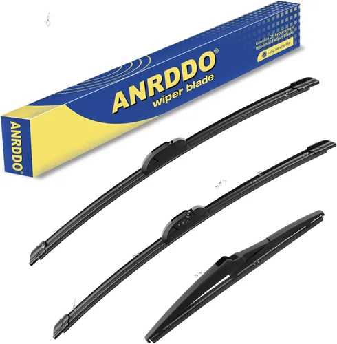 Vista 18 de ANRDDO Repuesto de limpiaparabrisas para limpiaparabrisas Jeep Wrangler