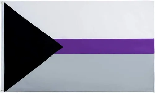 Vista 8 de FLAGLINK Bandera del orgullo Demiboy de 3 x 5 pies - Bandera de género LGBTQIA Demi Man Demisexualb