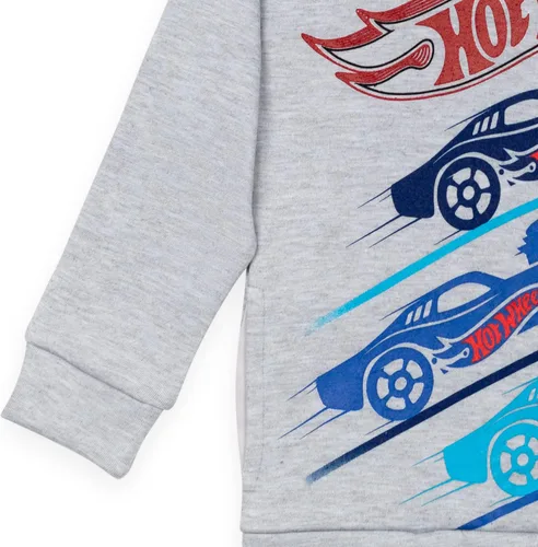 Vista 5 de Hot Wheels Sudadera con capucha de forro polar para niños pequeños a niños grandes
