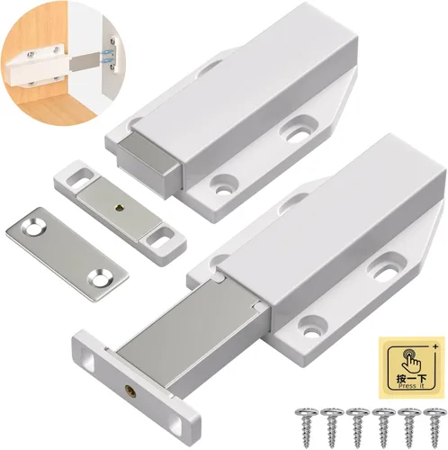 Vista 9 de Touch Latch Jiayi - Cerradura magnética de resorte para puerta grande, cierre oculto para puerta grande, cierre de puerta oculta, cierre a presión