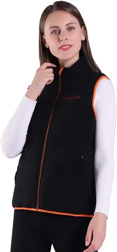Vista 2 de CONQUECO Chaleco calefactable, chaleco térmico ligero para mujer con batería