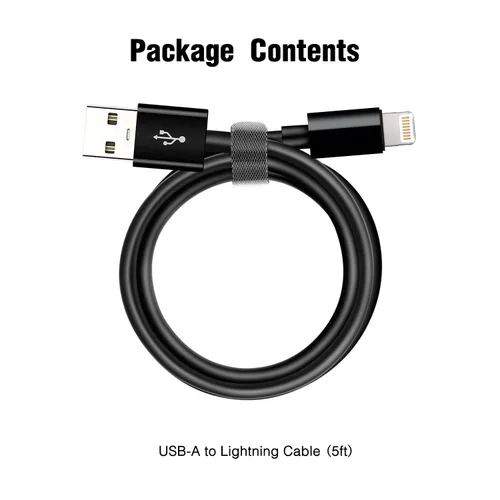 Vista 7 de Cable Lightning de repuesto para Apple Beats, cable de carga para auriculares inalámbricos Beats Powerbeats Pro, Beats X, Beats Solo Pro, Beats by