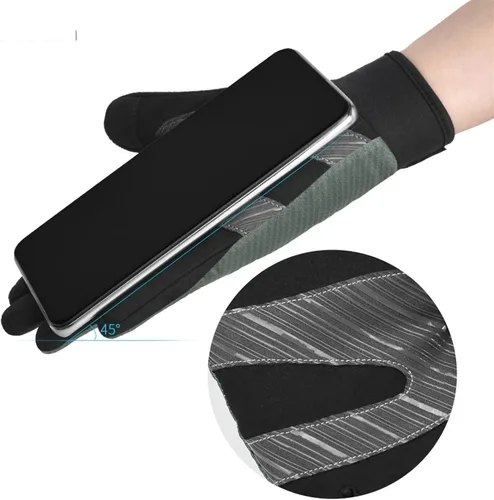Vista 4 de SOOVI Sports Gloves Luvas Ciclismo Outdoor Sport Winter Mittens Cycling Full Finger Gloves Luvas De Bicicletas Touch Screen Long Glove