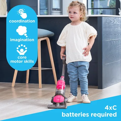 Vista 4 de Casdon Dyson Ball Réplica en miniatura de Dyson Ball para niños de 3+ años con acción de giro y rotación para diversión realista de juego