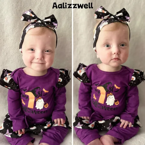 Vista 2 de Aalizzwell Traje de Halloween para bebés y niñas