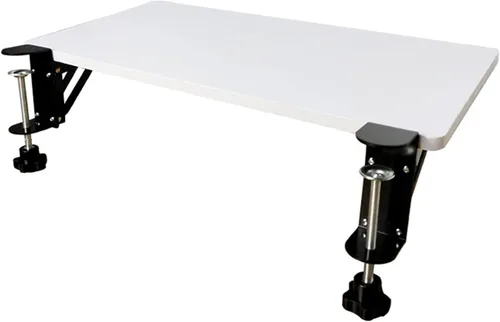 Vista 8 de Y&J Soporte de brazo para codo, abrazadera ergonómica de bandeja de extensión de escritorio, sin perforaciones, fácil de instalar, reduce la fatiga