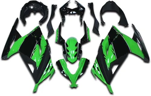Vista 24 de US STOCK Pink Gray Chameleon Fairing Fit for Kawasaki Ninja 2013-2017 EX300 020 Pink Gray Chameleon