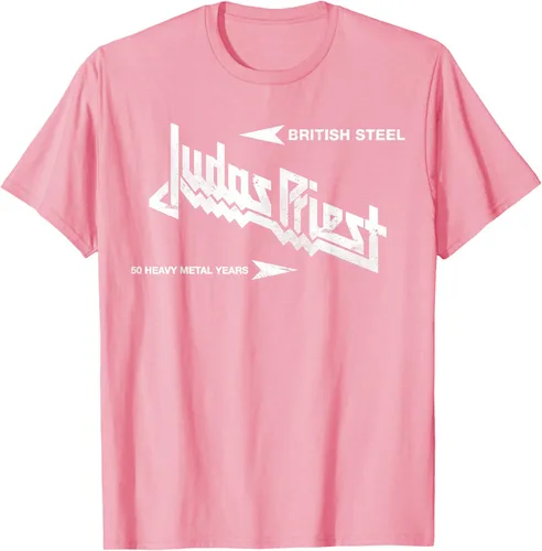Vista 48 de Judas Priest Camiseta British Steel Negro