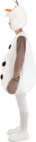 Vista 6 de Disfraz de Olaf Frozen para adultos de Disney, Blanco