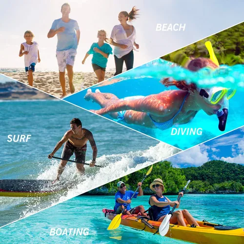 Vista 6 de IceUnicorn - Zapatos acuáticos para playa, natación, para hombres y mujeres, de secado rápido, para andar descalzo, piscina, yoga