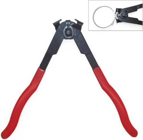 Vista 7 de Kit de 22 Piezas de Alicates Universales para Abrazaderas de Fuelle de Junta CV con Alicates para Banda de Fuelle CV, 20 Bandas de Crimpado, Oreja