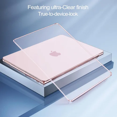 Vista 4 de MOSISO Compatible con MacBook Neo Case 13 pulgadas 2026 A3404 A18 Pro Chip Rubor de cristal