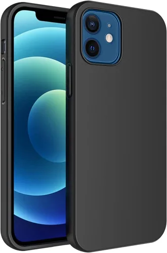 Vista 17 de Funda Puxicu para iPhone 12 Pro Max, cubierta protectora de TPU mate suave de diseño delgado para iPhone 12 Pro Max, negra