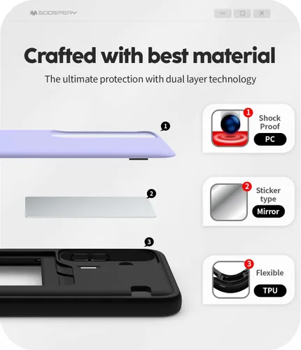 Vista 123 de GOOSPERY Parachoques magnético para puerta compatible con Galaxy S9 Plus, tarjetero tipo billetera con cierre automático por iman, funda protectora