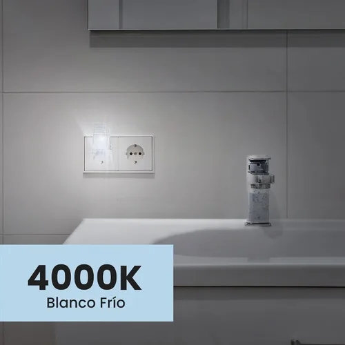 Vista 3 de Feit Electric - Bombilla LED nocturna C7, 0.6 W, 7 W Eq, E12, 4000 K