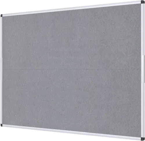 Vista 14 de VIZ-PRO Tablero de anuncios de fieltro azul, 36 X 24 pulgadas, marco de aluminio plateado