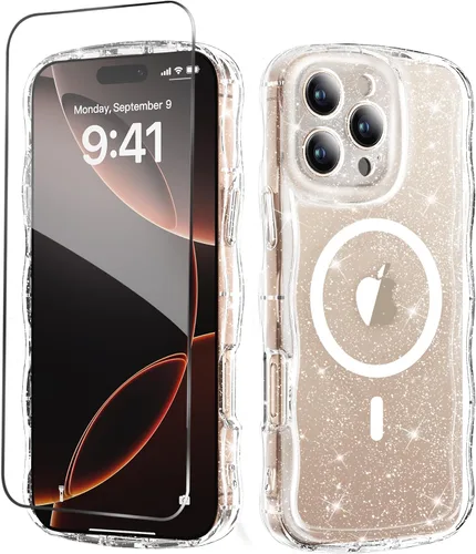 Vista 21 de MIODIK Compatible con Funda para iPhone Air, [Compatible con Magsafe] con Protector de Pantalla y Protección de Cámara Mejorada, Funda Protectora