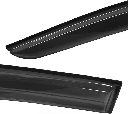 Vista 7 de IKON MOTORSPORTS Viseras de ventana compatibles con Honda Accord 2003-2007, deflectores de viento de ventana lateral externa JDM ahumados