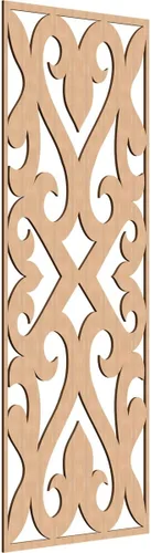 Vista 97 de Keene Paneles de pared decorativos de madera con calado, 9 3/8 pulgadas de ancho x 24 3/8 pulgadas de alto x 1/4 de alto, abedul Birch