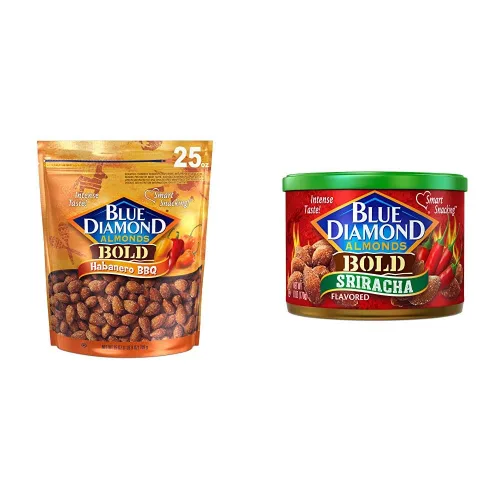 Vista 11 de Blue Diamond Almonds Paquete de nueces con sabor a vinagre Smokehouse y Salt 'N Vinagre