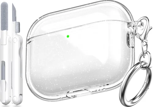 Vista 39 de Funda para Estuche de Airpods Pro de 2ª/1ª Generación, Compatible con Estuche de Airpods Pro de 2ª Gen Puerto de Carga USB C, Funda Suave