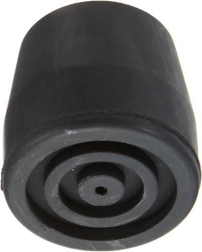 Vista 4 de Sammons Preston 21422 Puntas de caña para muletas, 1 pulgada de diámetro, gris, paquete de 4