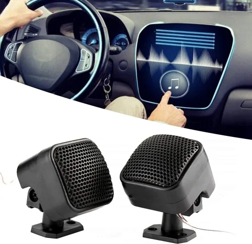Vista 4 de Altavoz de coche, 1 par de tweeter de audio de coche de 12 V, 500 W, tweeters para audio de coche