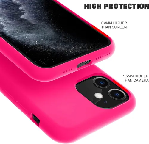 Vista 3 de ZUSLAB Funda compatible con Apple iPhone 11 Pro Max Phone Funda protectora de goma de gel de silicona, delgada y rígida a prueba de golpes, funda
