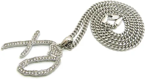 Vista 3 de Colgante de rapero de hip hop para hombre, caja de 24 pulgadas, cuerda, collar de cadena cubana