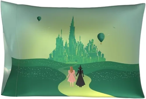Vista 8 de Franco Collectibles Funda de almohada estándar de satén sedoso de belleza, 20 x 30 pulgadas, cabello y piel, festividades, lampara de pierna de Una
