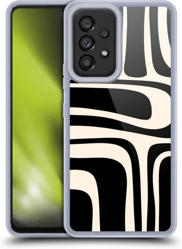 Vista 9 de Head Case Designs Officially Licensed Kierkegaard Design Studio Black Almond Cream Swirl Retro Abstract Patterns Gel Case