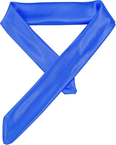 Vista 5 de SATINIOR 3 piezas de bufanda de cuello para mujer, bufanda cuadrada de gasa de seda, bufanda de satén para la cabeza, cuello Ascot para mujer