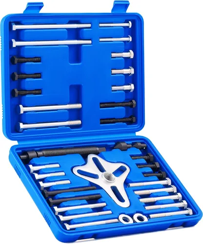 Vista 9 de Kit de extractor de equilibrador armónico de Orion Motor Tech, juego de 49 piezas de herramienta instaladora de extractor de polea de dirección