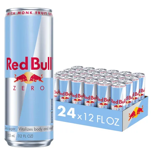 Vista 10 de Red Bull Bebida energética, sin azúcar, 12 fl oz