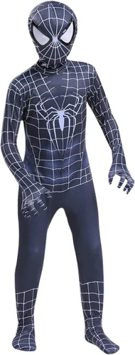 Vista 3 de YongEnShang Disfraz de superhéroe 3D para fiesta de disfraces de Halloween para niños