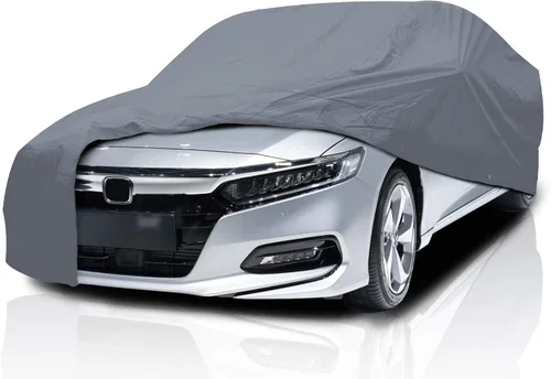Vista 26 de USCarCover: Funda de coche de 5 capas para Cadillac CT4-V 2020-2026 Sedán 4 puertas, cobertura completa, ajuste semi personalizado, protección