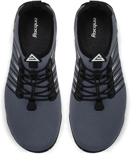 Vista 3 de Racqua Zapatos de agua de secado rápido, descalzos, acuáticos, deportes, playa, piscina, natación, surf, buceo, para hombres y mujeres