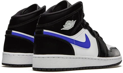 Vista 3 de Nike - Zapato de baloncesto para niño, BlackRacer Blue-white