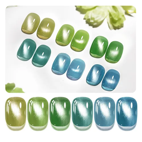Vista 10 de Openlive Kit de iniciación de polvo para uñas de inmersión de 32 colores, 36 botellas azul, cheese, amarillo con capa base, capa superior