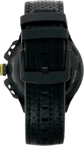Vista 4 de Tissot T-Cycling Tour de France 2022 Edición especial 316L caja de acero inoxidable con revestimiento de PVD negro, reloj de cuarzo compuesto