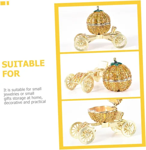 Vista 4 de USHOBE Box In Remembrance Delicado Collar Stud Earring Organizador Propuesta Anillo Caja Joyería Collar Organizador Joyero Caja de Boda Caja